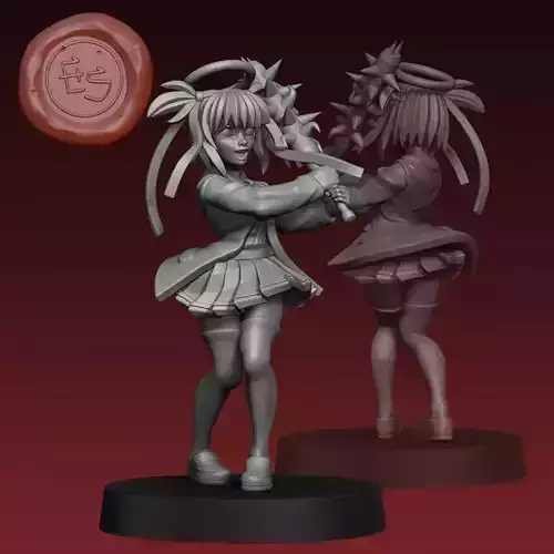 Dokuro-Chan - Bludgeoning Angel Dokuro-Chan - 32mm Miniature