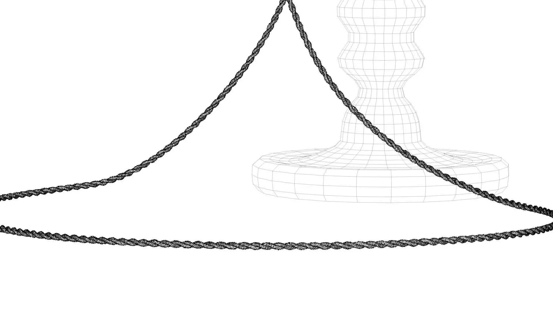 Vintage Cup-and-Ball Toy 3D model_24