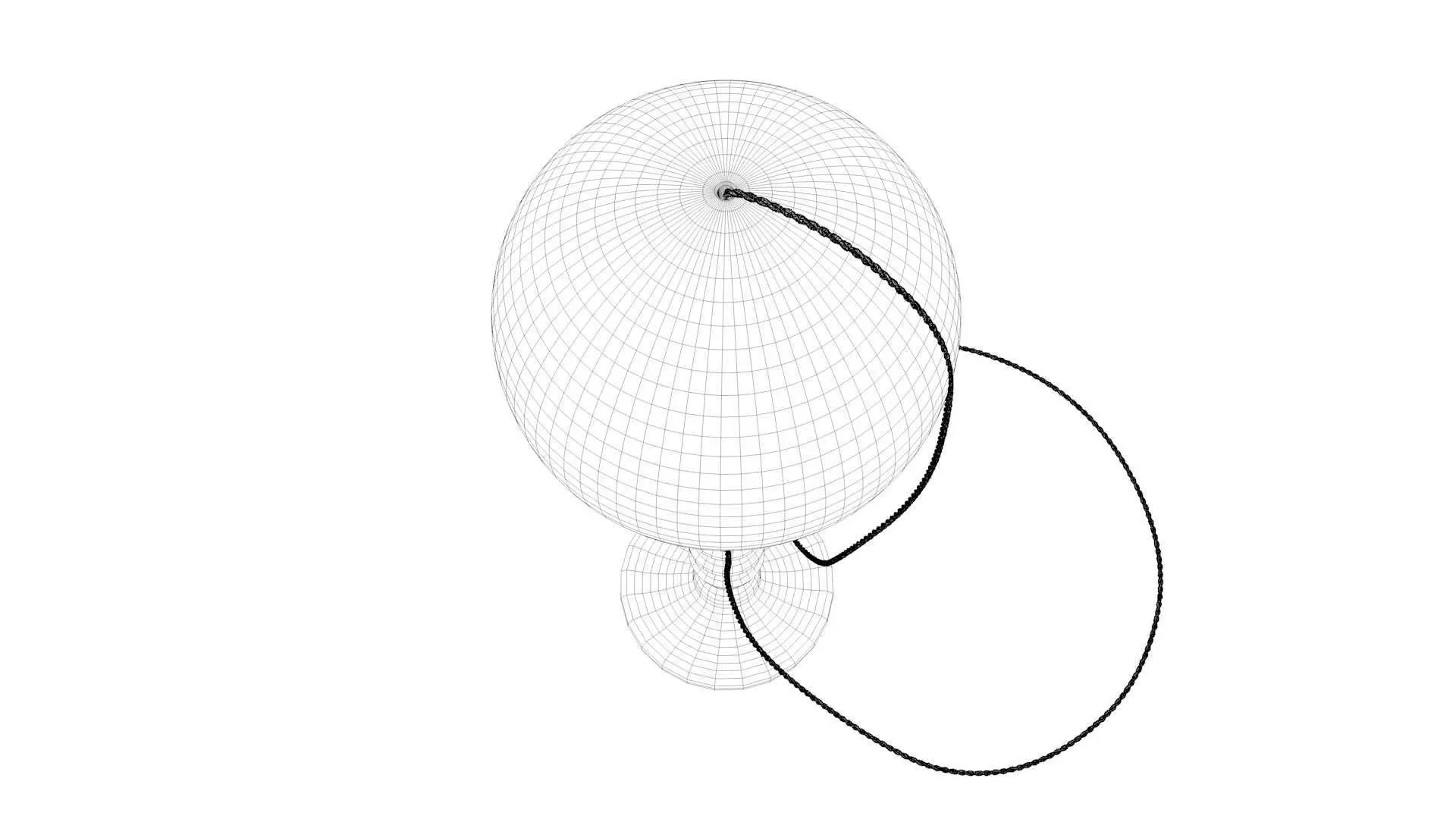 Vintage Cup-and-Ball Toy 3D model_30