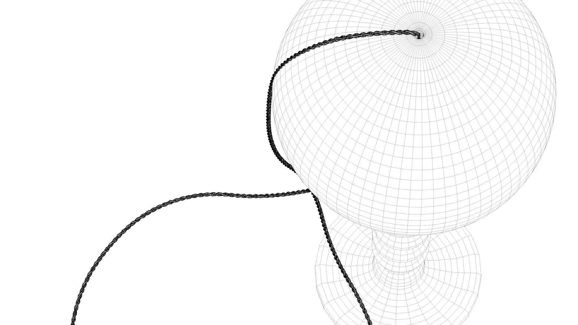 Vintage Cup-and-Ball Toy 3D model_25