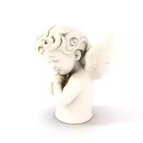 Cherubic Marble Angel model pack