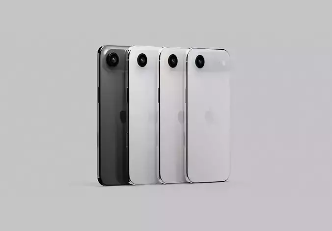 Apple iPhone 17 Air in Official Colors and Design 3D model