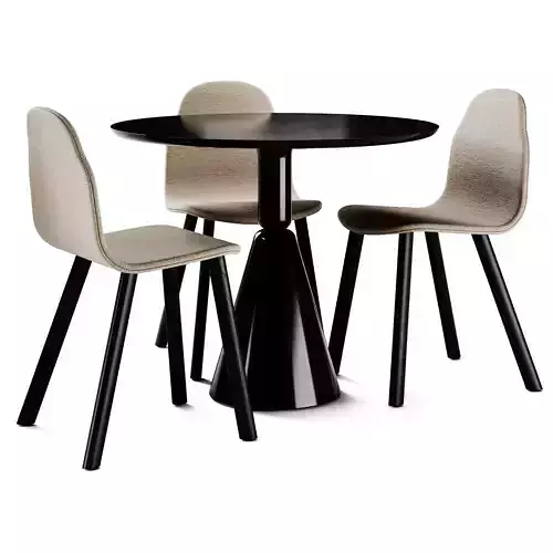 Sancal Pion Fresno Table and Boby Fabric Chair