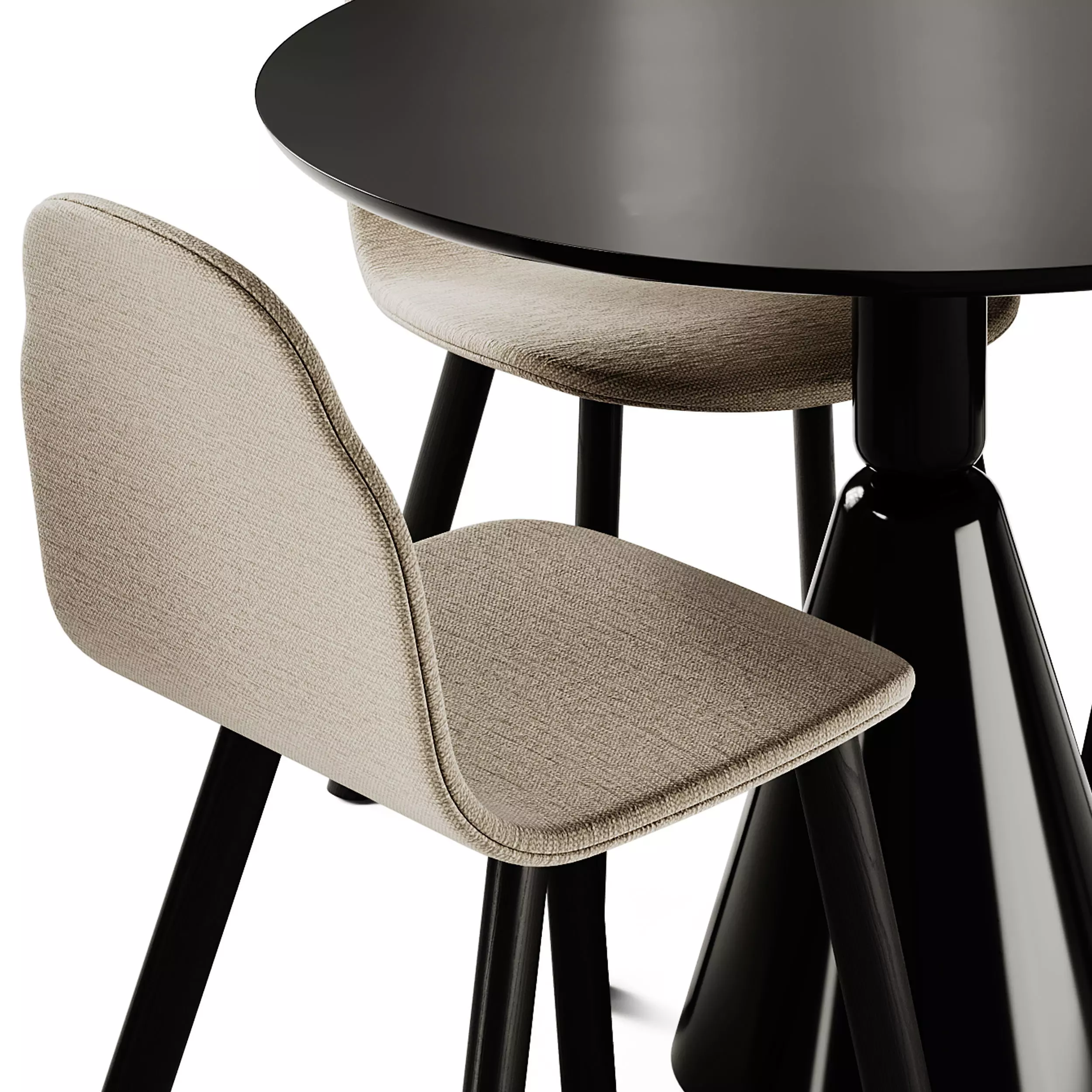 Sancal Pion Fresno Table and Boby Fabric Chair 3D model_6