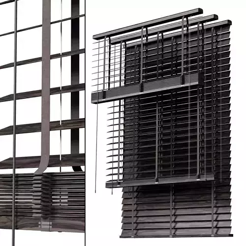 Wooden Blinds Set 36