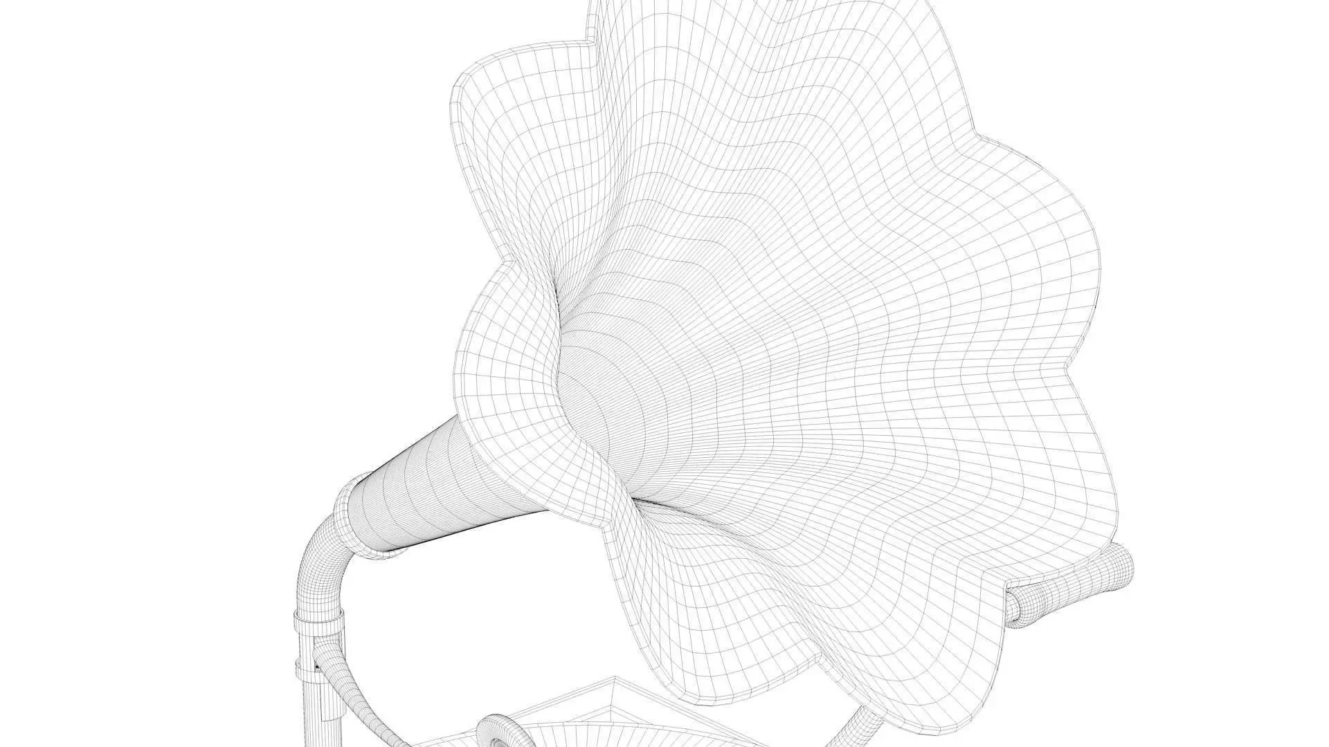 Vintage Phonograph 3D model_40