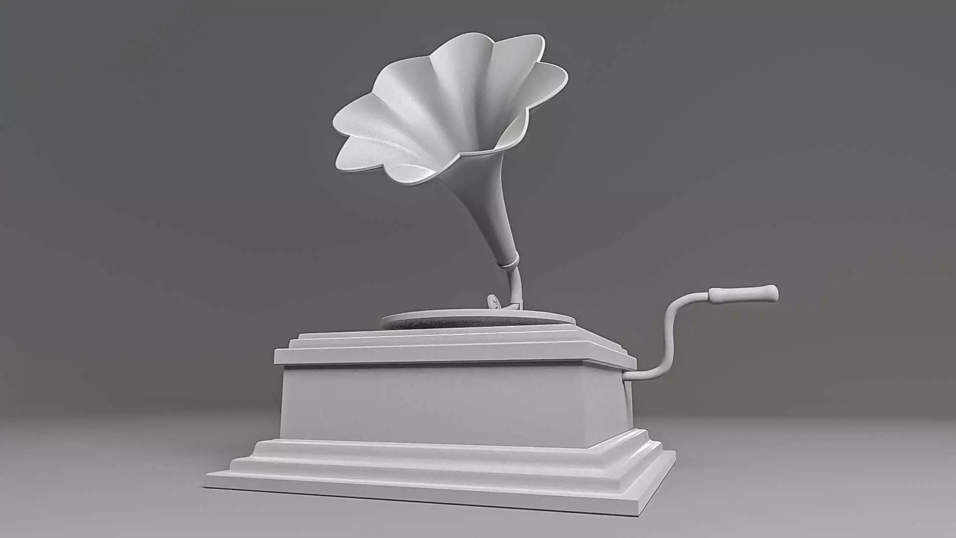 Vintage Phonograph 3D model_17