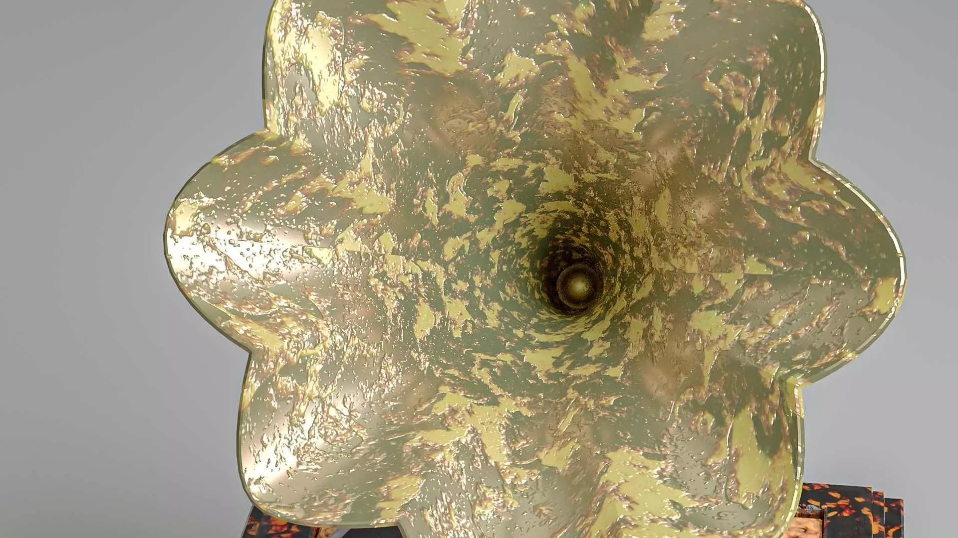 Vintage Phonograph 3D model_11