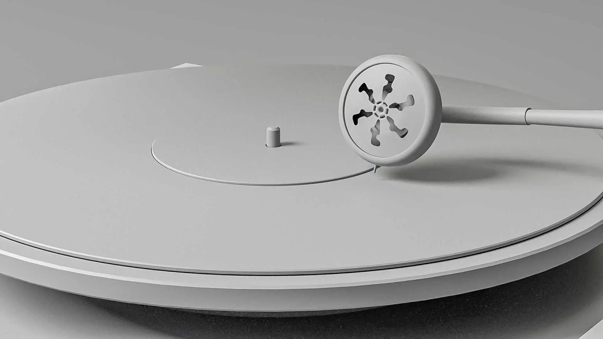 Vintage Phonograph 3D model_18