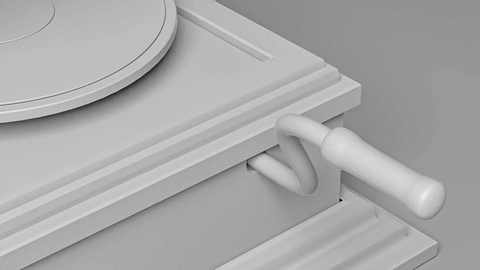 Vintage Phonograph 3D model_20