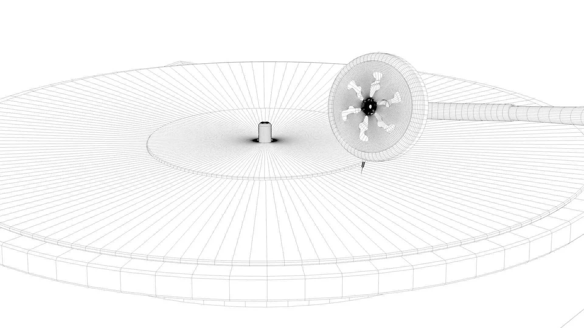 Vintage Phonograph 3D model_37