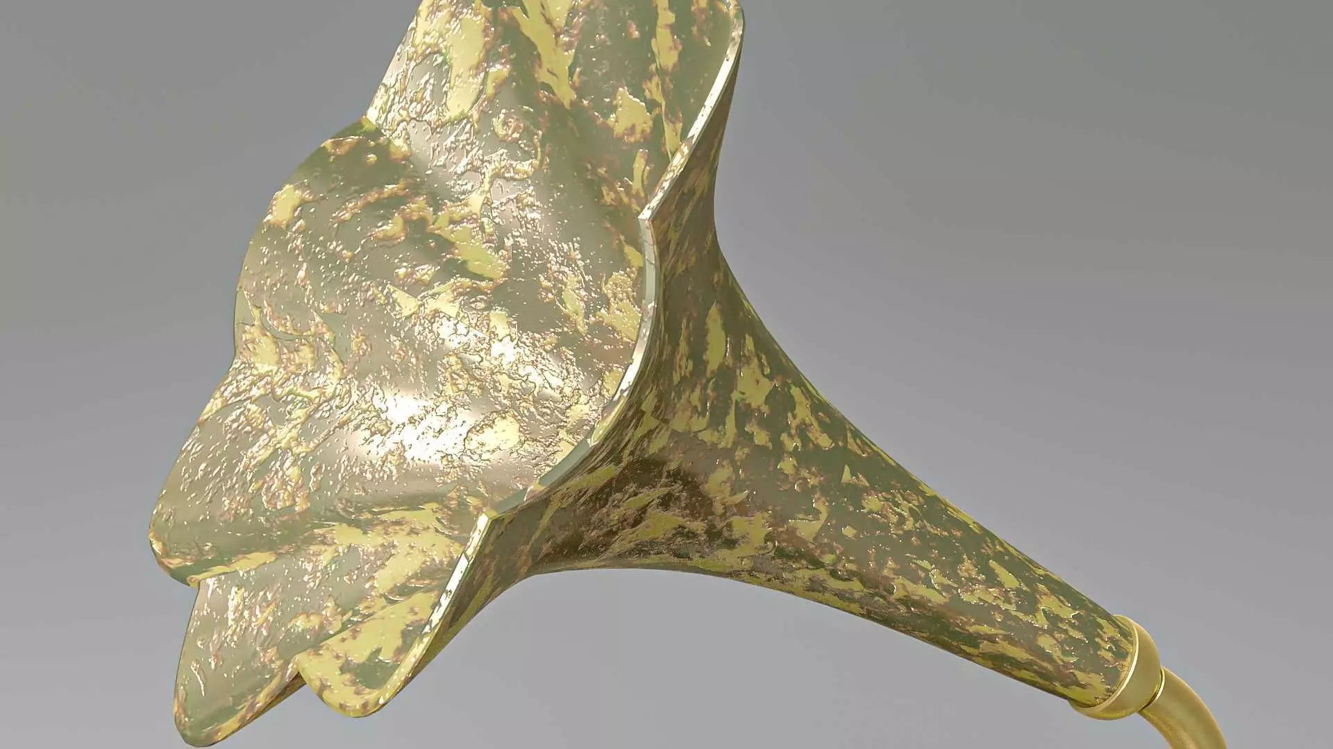 Vintage Phonograph 3D model_8