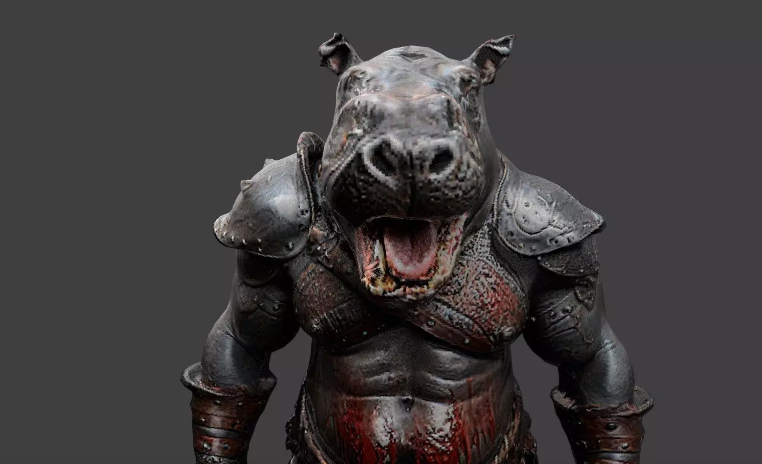 Animal Warrior Pack 7 Low-poly 3D model_37