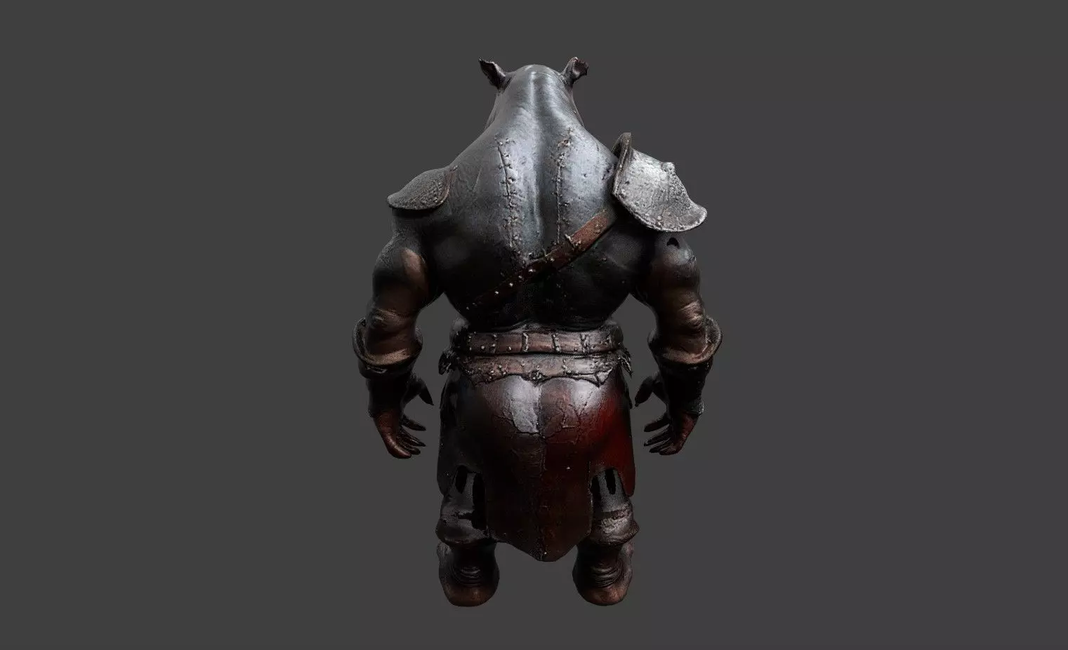 Animal Warrior Pack 7 Low-poly 3D model_29