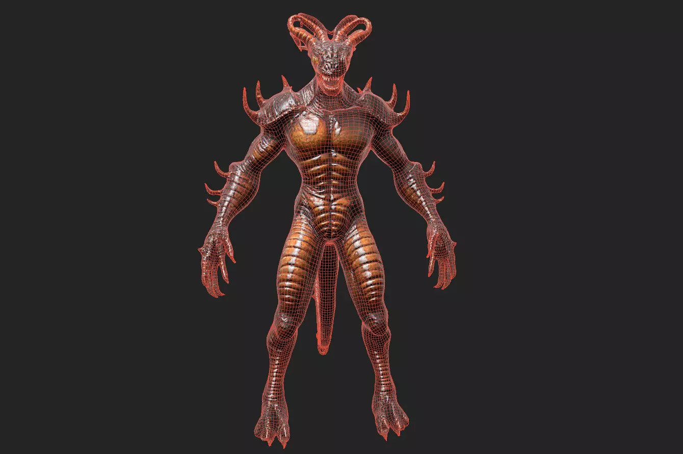 Animal Warrior Pack 7 Low-poly 3D model_46