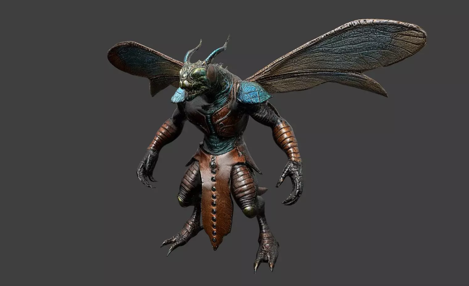 Animal Warrior Pack 7 Low-poly 3D model_16