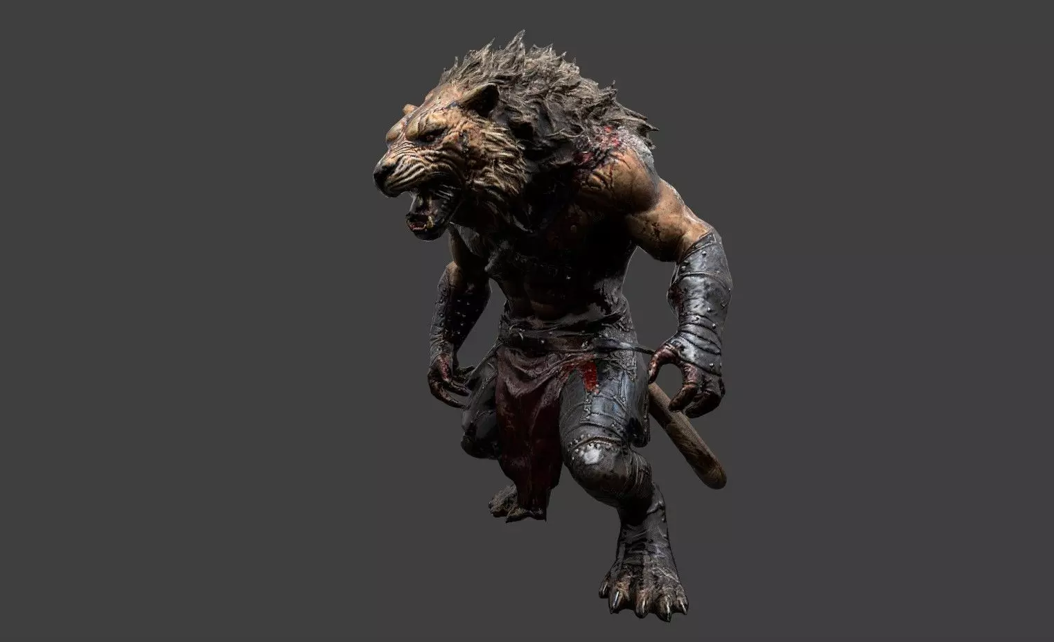 Animal Warrior Pack 7 Low-poly 3D model_9