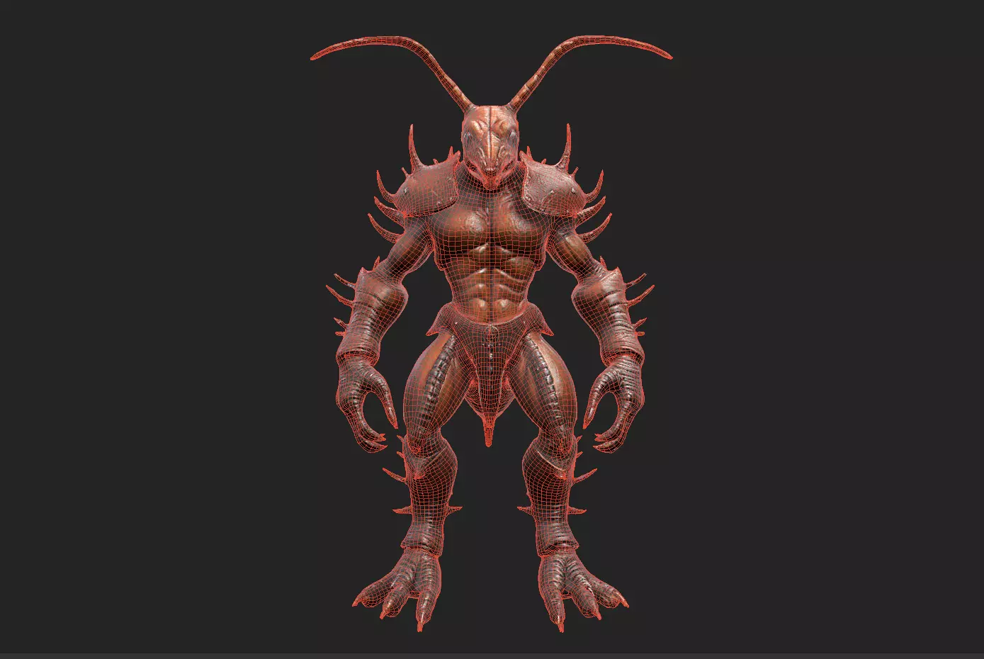 Animal Warrior Pack 7 Low-poly 3D model_47