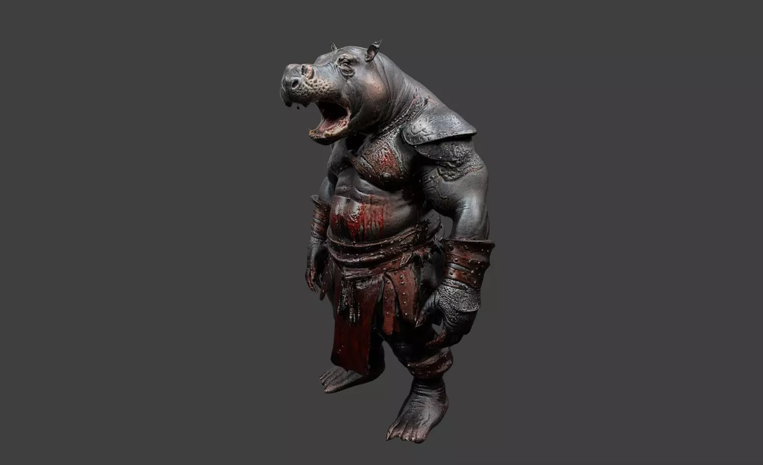 Animal Warrior Pack 7 Low-poly 3D model_13