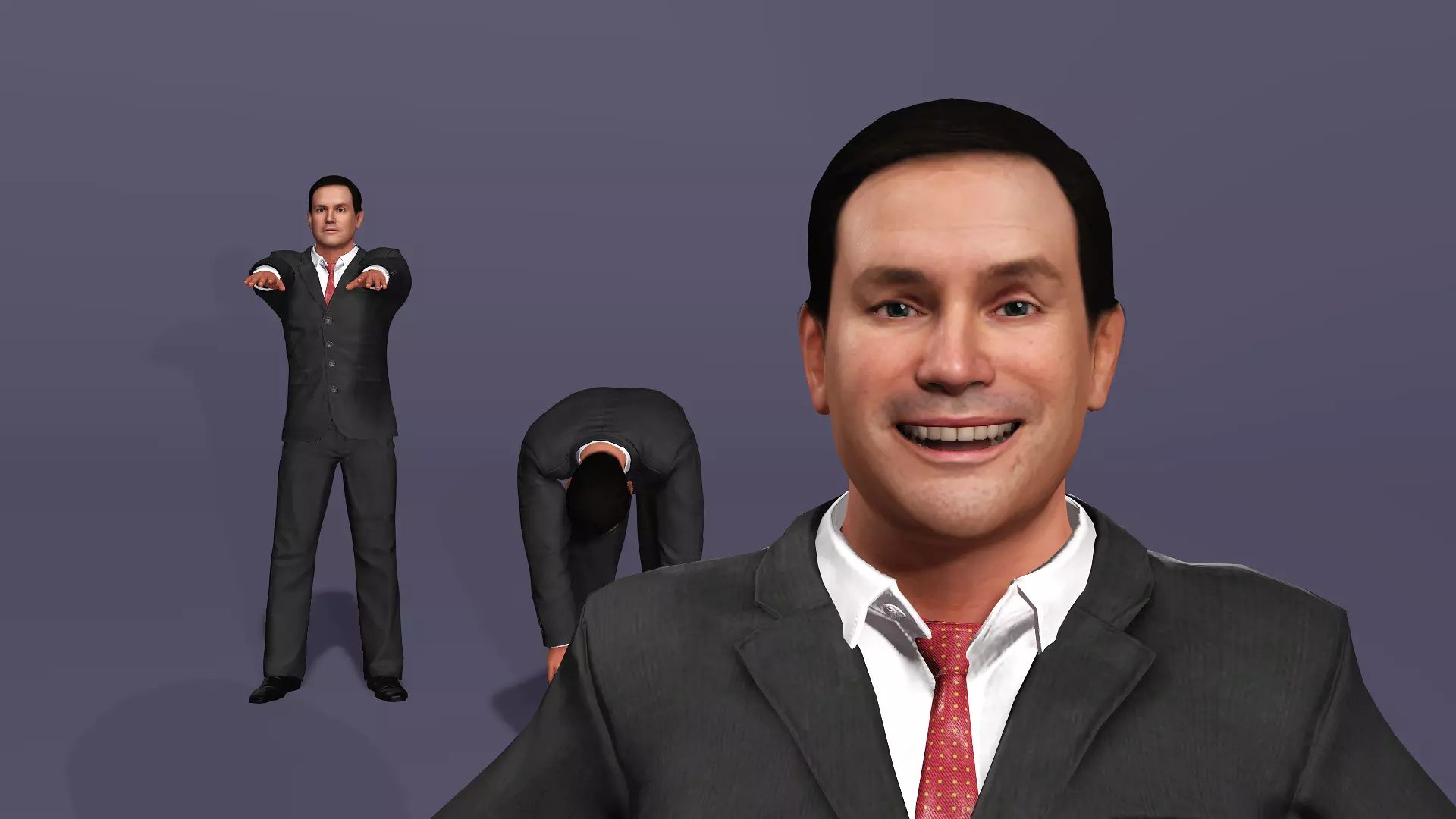 Realistic US Secretary of State Marco Rubio UE5 Project Low-poly 3D model_11
