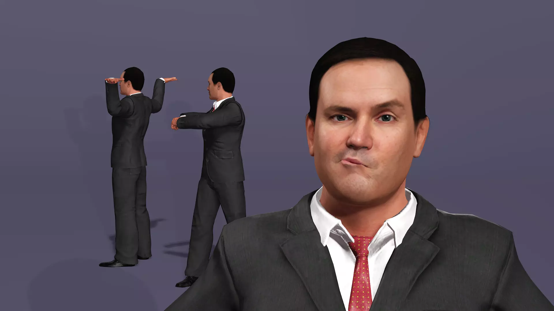 Realistic US Secretary of State Marco Rubio UE5 Project Low-poly 3D model_14