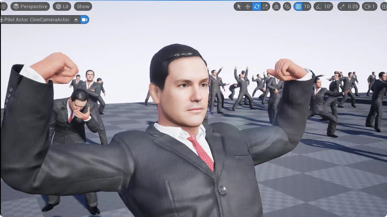 Realistic US Secretary of State Marco Rubio UE5 Project Low-poly 3D model_20