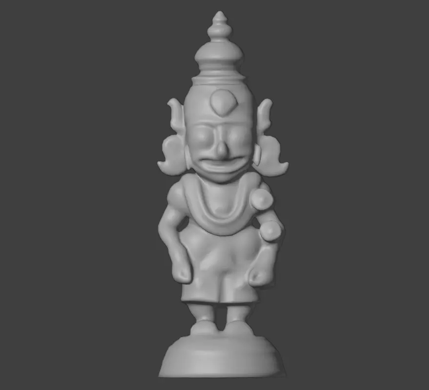 Traditional Jagannath Murti Puri Temple 3D print model_15