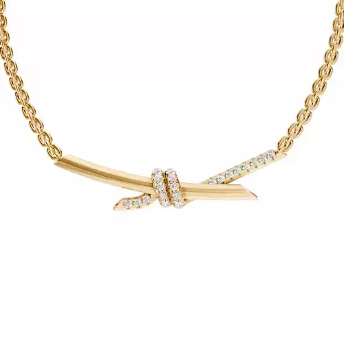 Tiffany Knot Necklace