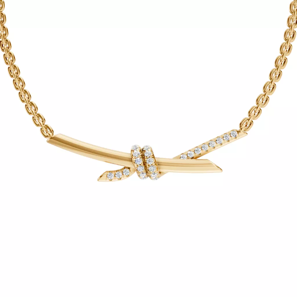 Tiffany Knot Necklace 3D print model_0