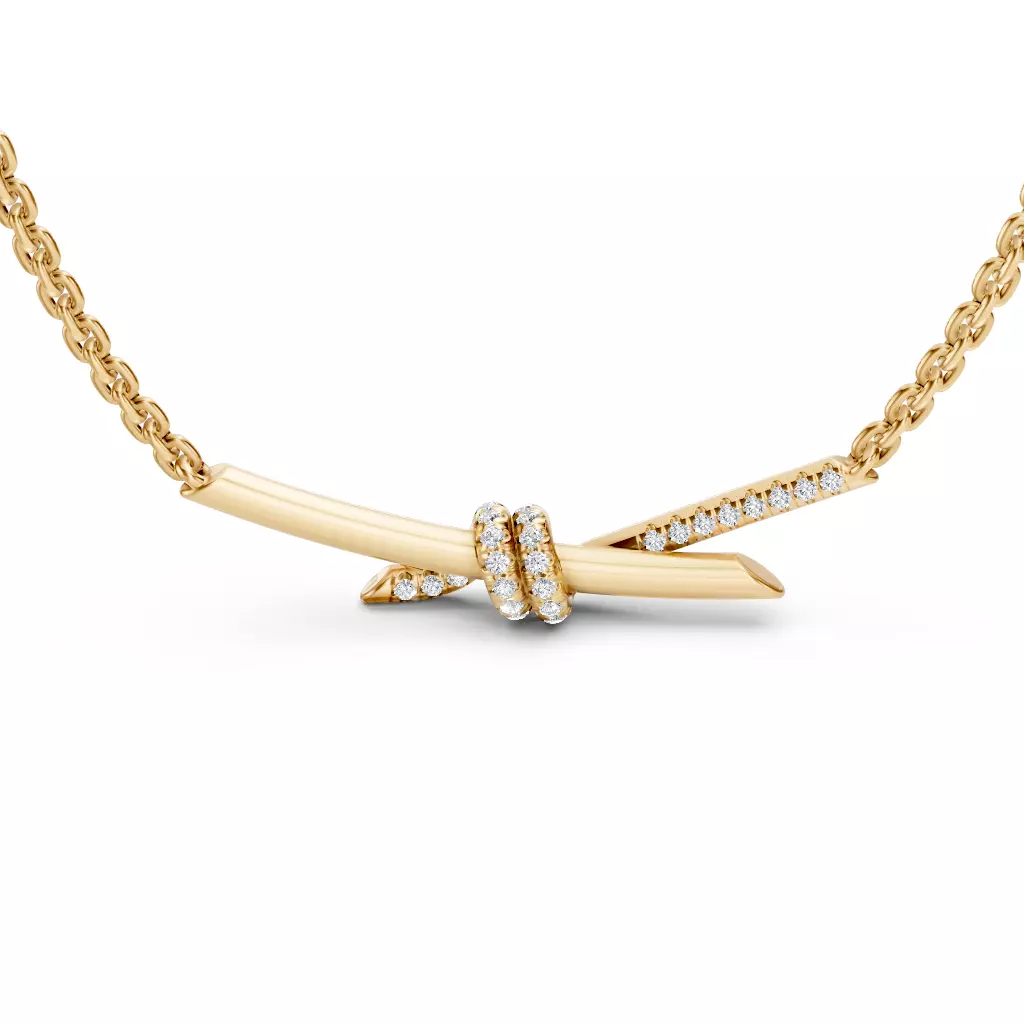 Tiffany Knot Necklace 3D print model_5