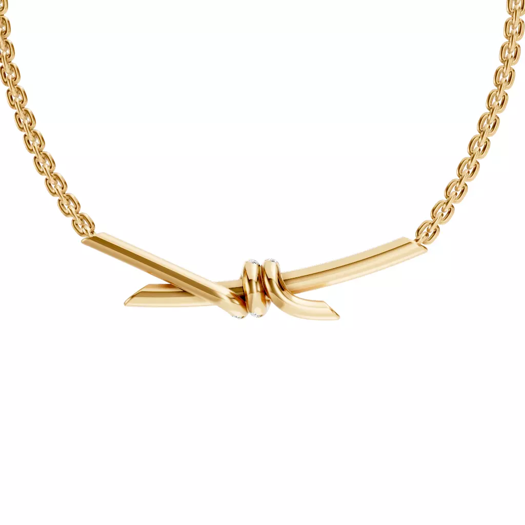 Tiffany Knot Necklace 3D print model_3