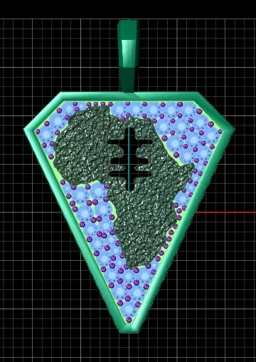 Empire Pendant 3D print model_1