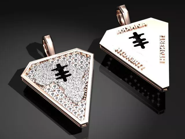 Empire Pendant 3D print model_3