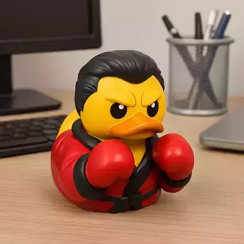 Rubber Duck - Boxing player statue - 3D print