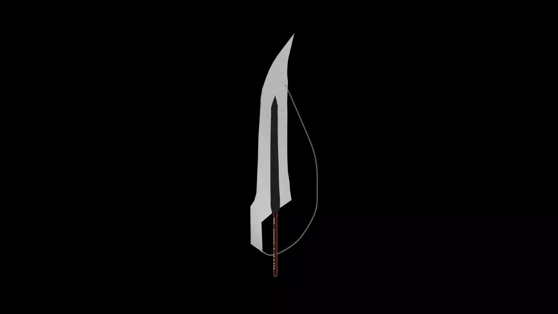 TENSA ZANFETSU SWORD MODEL  Low-poly 3D model_0