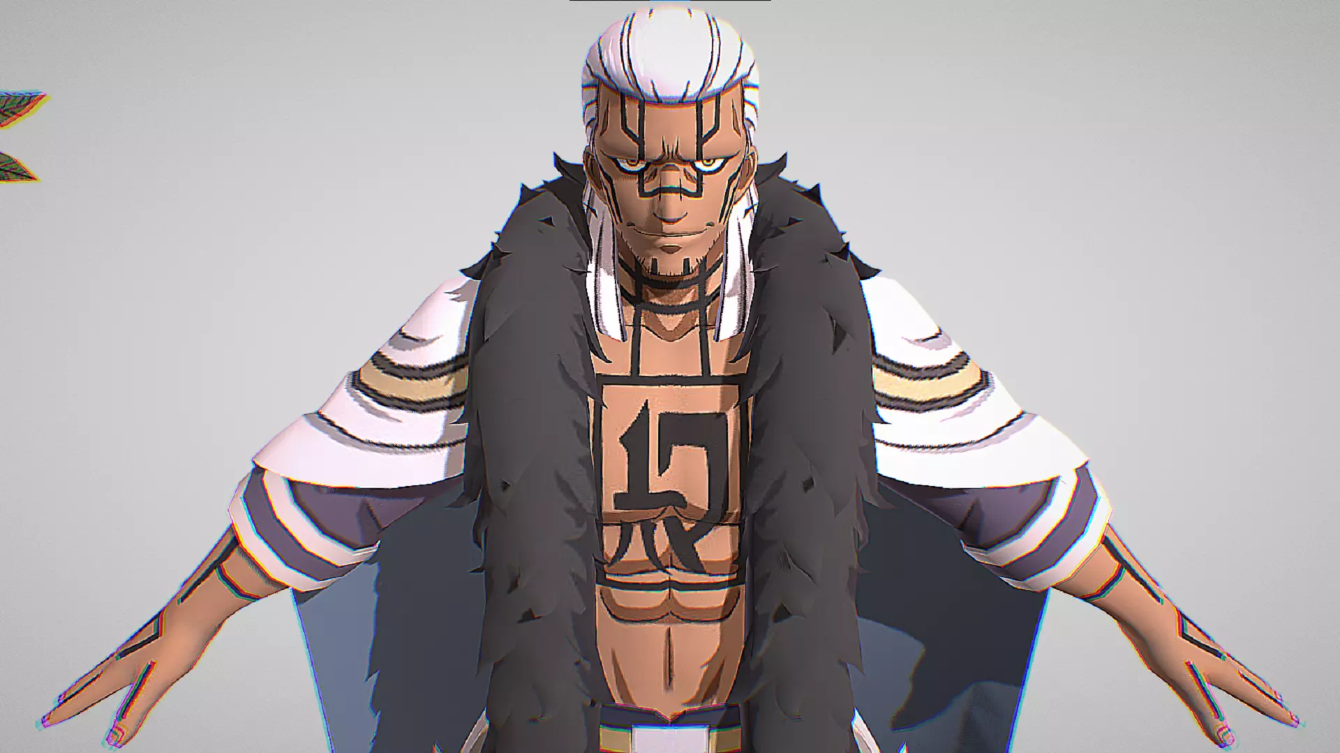 Brain - Zero - Klodoa Staff - Fairy Tail - Fierce Fight Low-poly 3D model