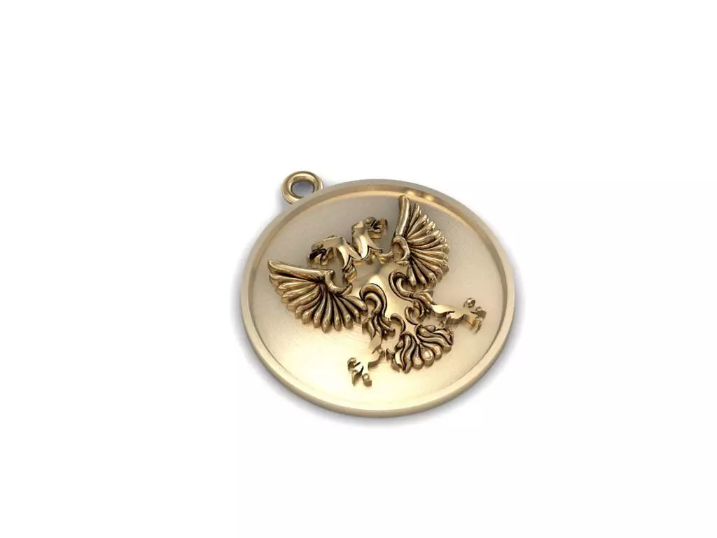 eagle Pendant 3D print model_0