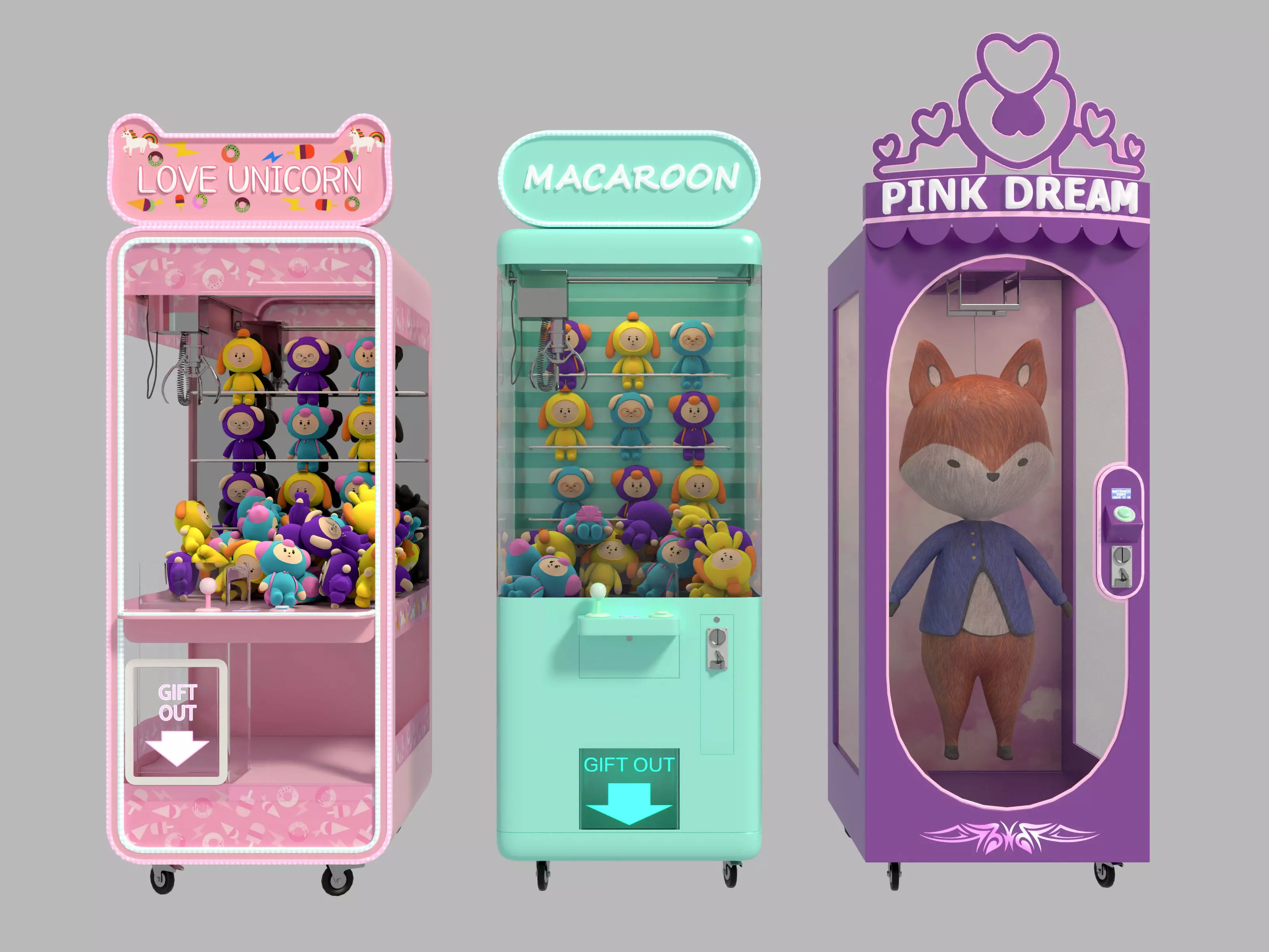claw machine 3D model