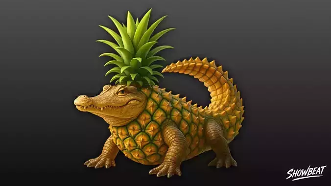 Crocodillo Ananasinno - Italian Brainrot