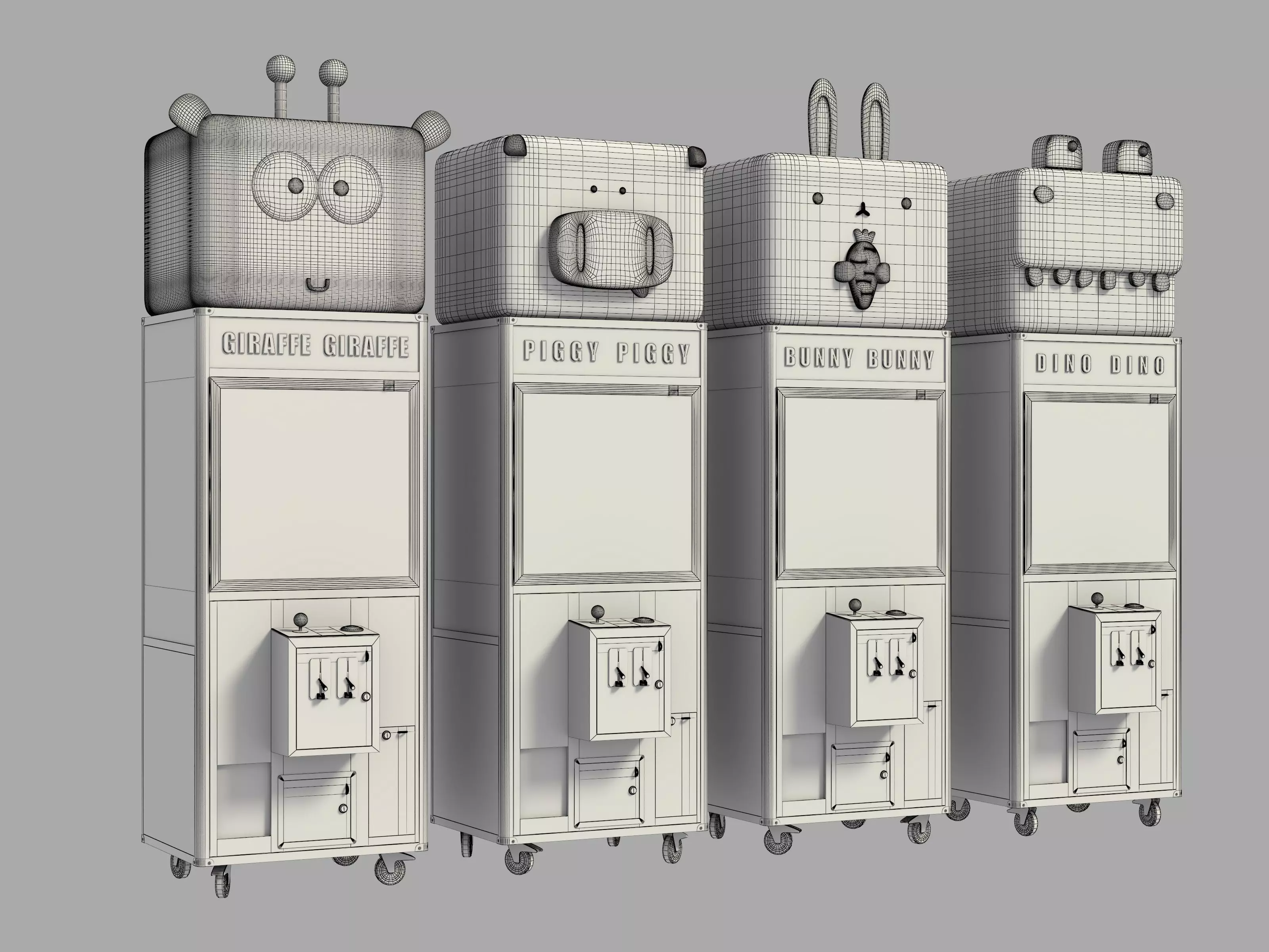 claw machine 3D model_11