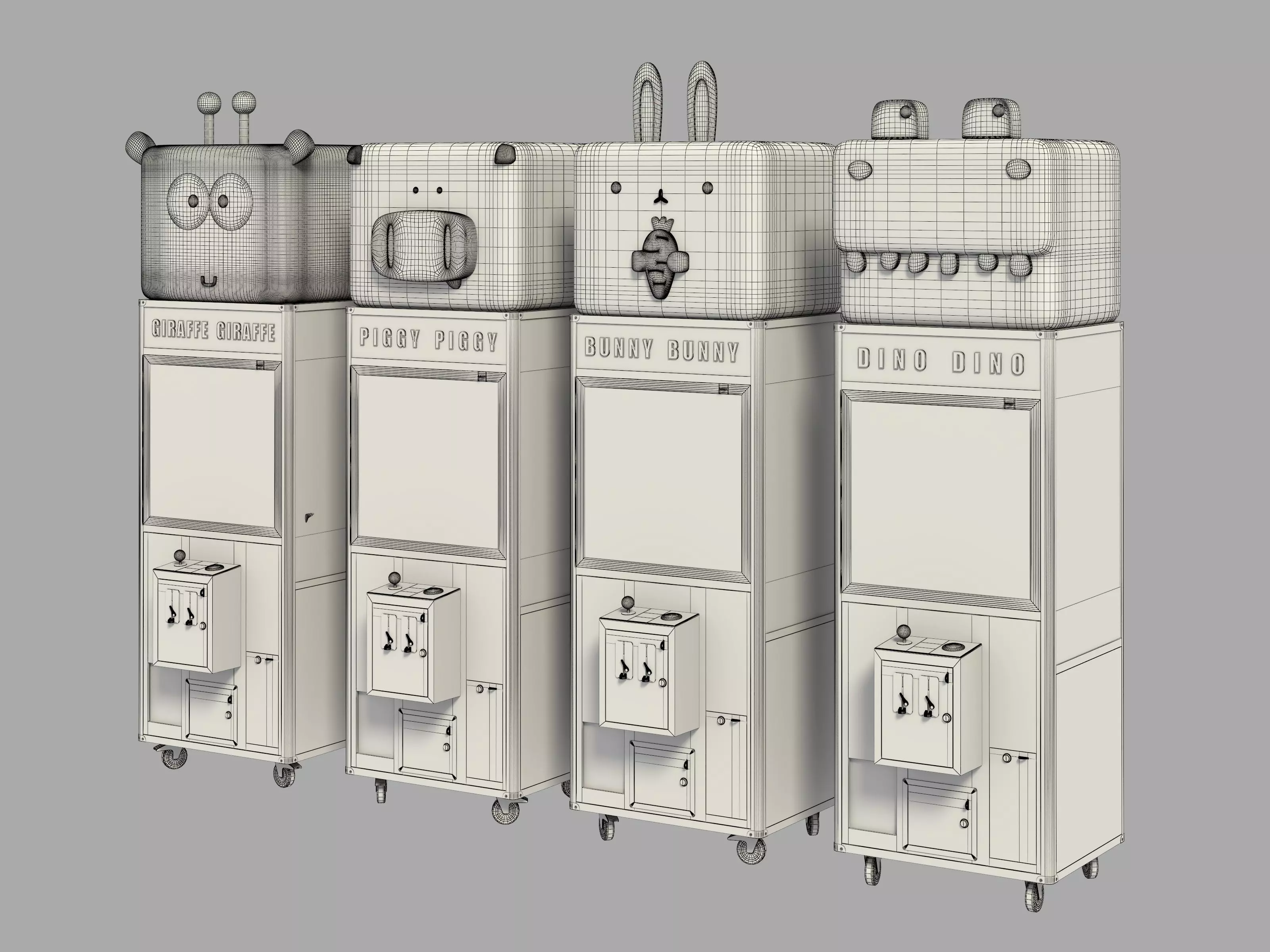 claw machine 3D model_13