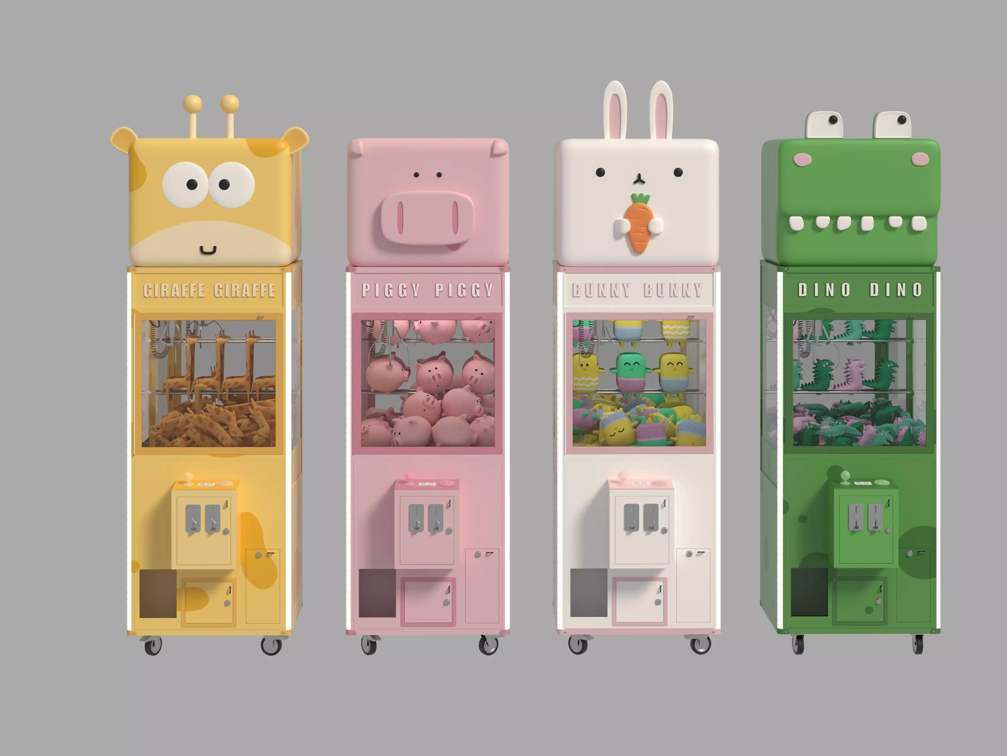 claw machine 3D model_0