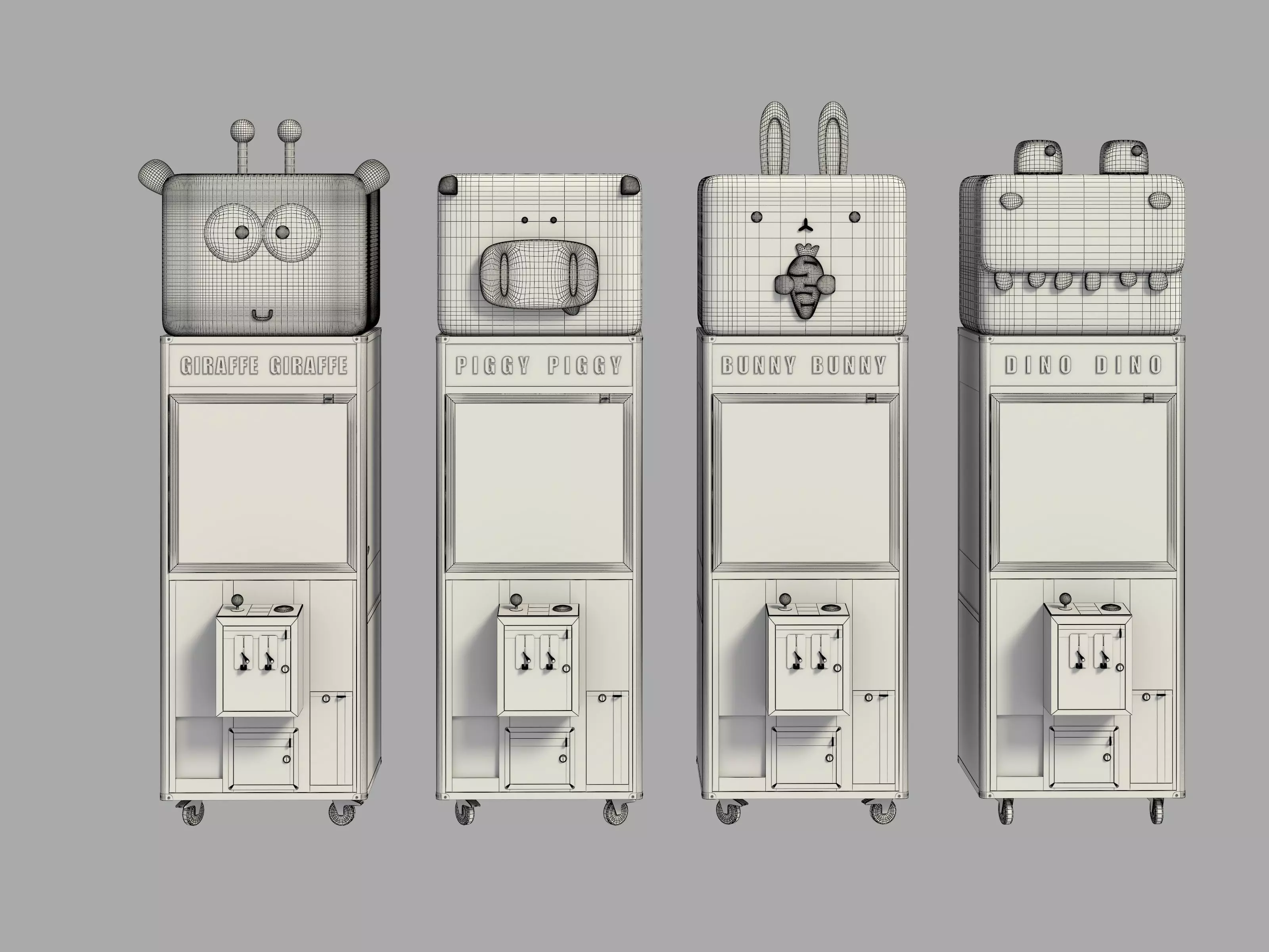 claw machine 3D model_12