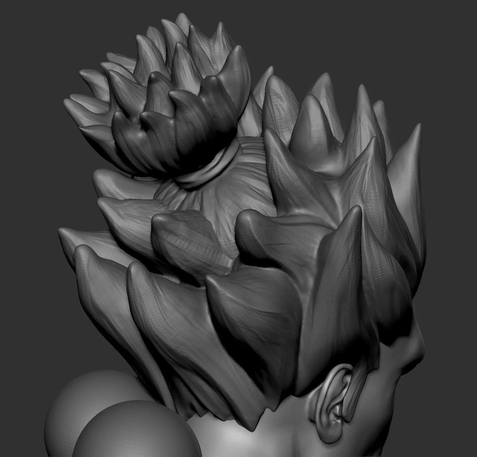 Akuma street fighter  3D print model_5