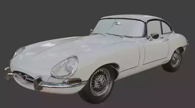 1961 Jaguar E-Type 3D Printable Model