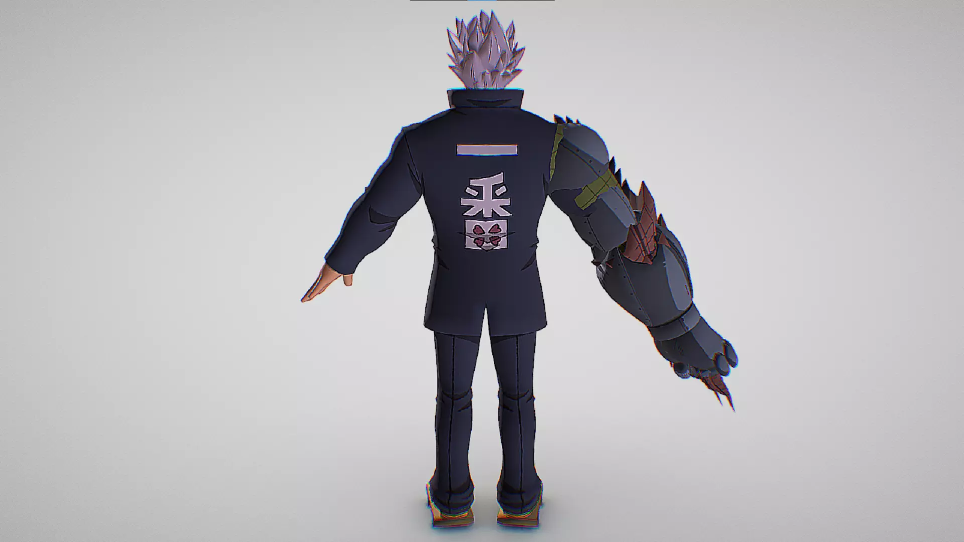 Elfman Strauss - Beast Form - Fairy Tail - Fierce Fight Low-poly 3D model_3