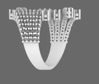  Leo Pizzo band ring with diamonds 3D print model_3