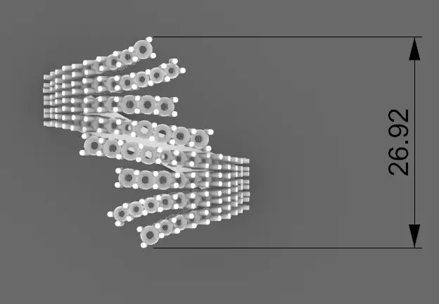  Leo Pizzo band ring with diamonds 3D print model_0