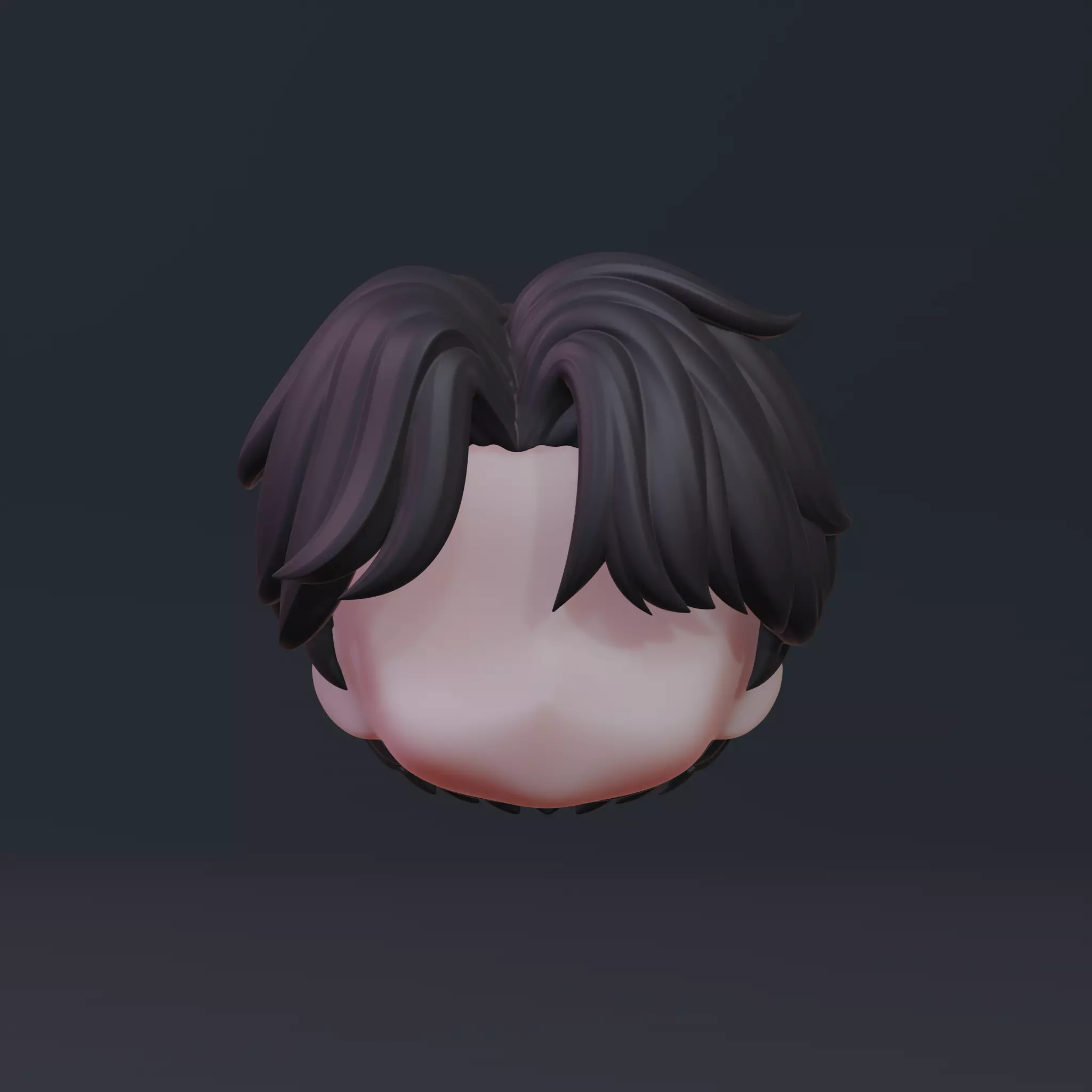 Jinu Custom Hair for Nendoroid - KPOP Demon Hunters 3D print model_0