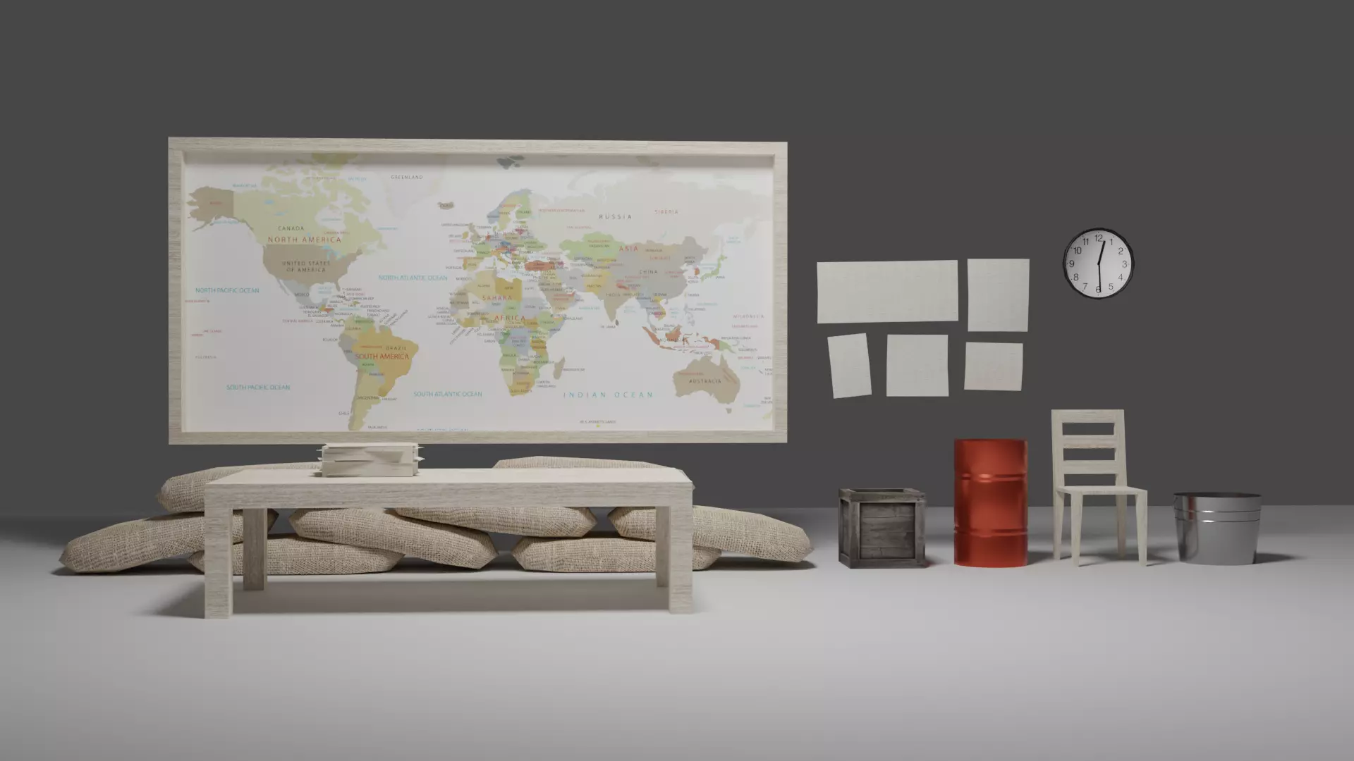 Low poly game ready prop assets Low-poly 3D model_2